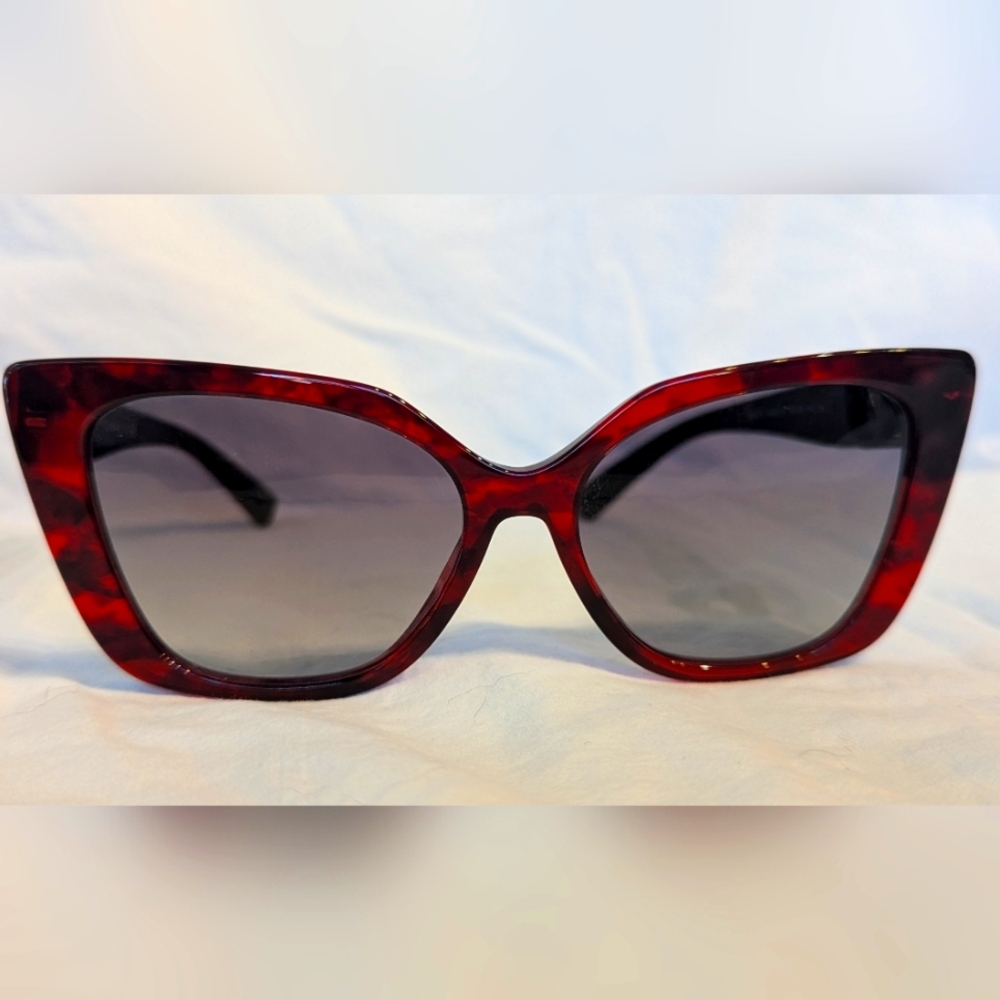 Valentino V LOGO VA 4073 Red Havana/Grey Shaded (5020/11) Sunglasses